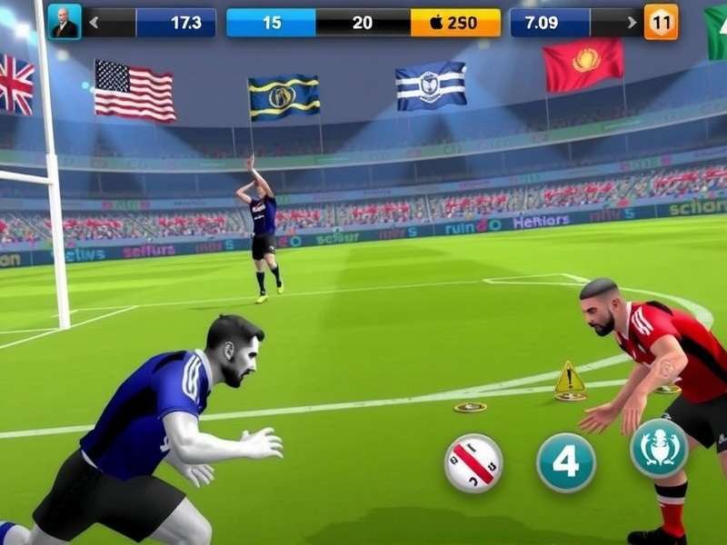 Competitive Multiplayer in IRC Indian Rugby Champions Multiplayer Gameplay